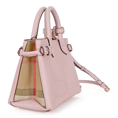 burberry baby banner pink|Burberry The Baby Banner Leather and House Check Tote.